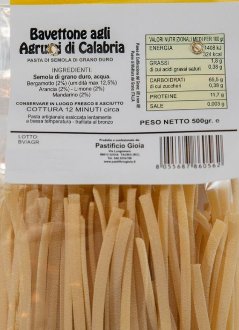 Bavettone z owocami cytrusowymi 500gr