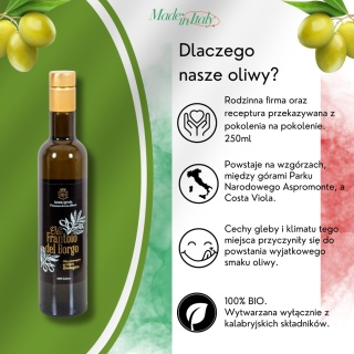Bio oliwa z oliwek 0,25L z certyfikatem