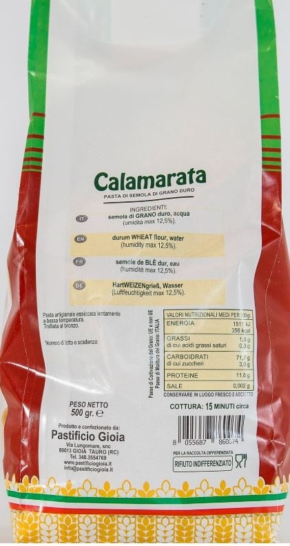 Calamarata 500gr