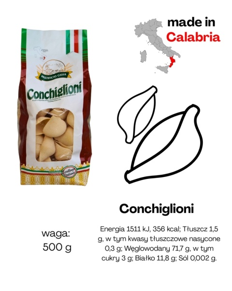Conchiglioni 500gr