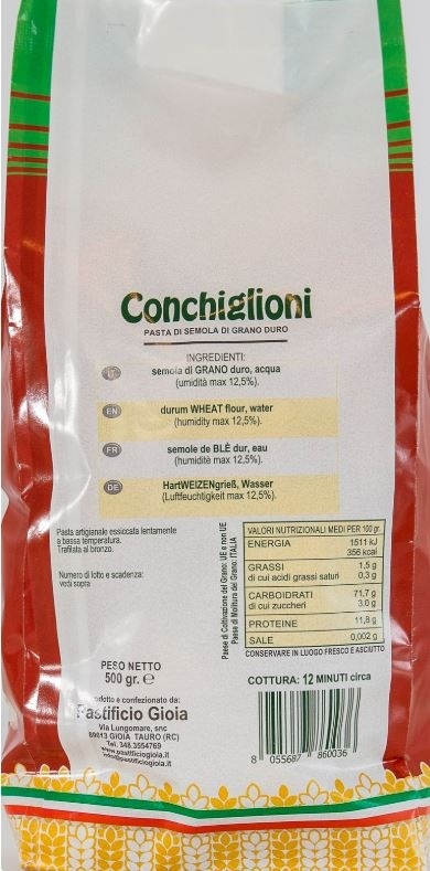 Conchiglioni 500gr