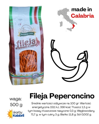 Fileja Peperoncino 500gr