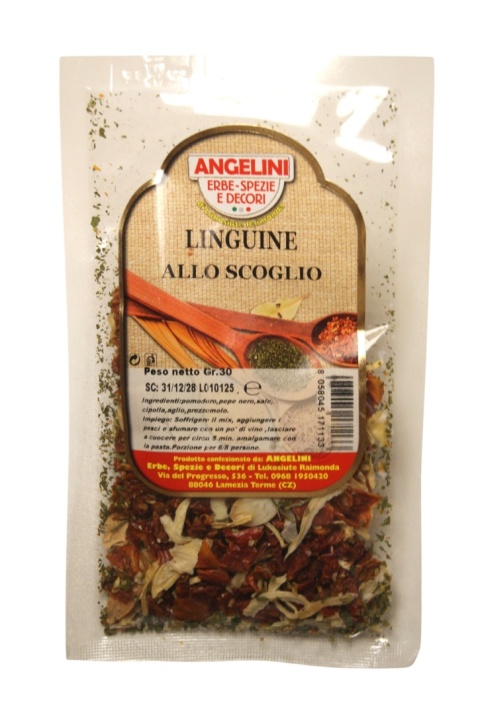 Linguine allo scoglio 40gr Linguine allo scoglio 40gr