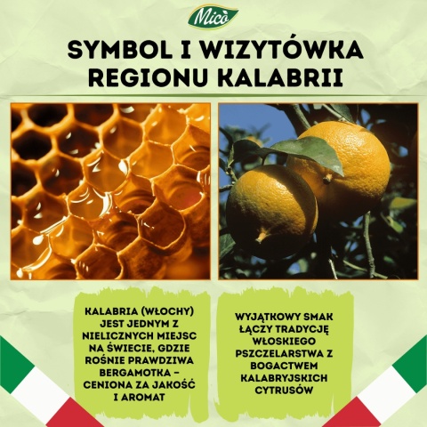 Miód z kwiatów sierenicy włoskiej (sulla) z bergamotką 240g