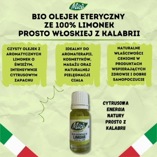 Olejek eteryczny z BIO Cytryny ESENSJA 100% 10ml