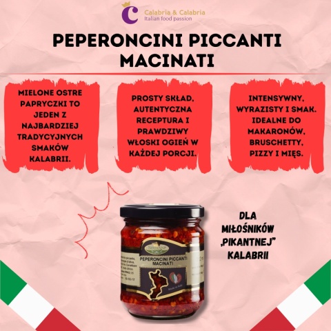 Pasta z papryczki chilli z oliwą extra vergine 280g