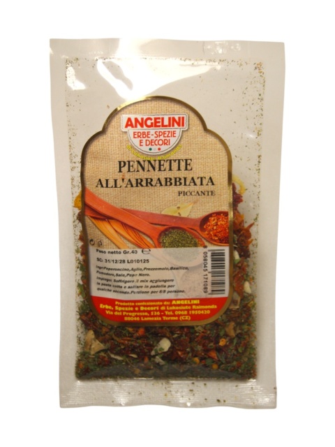 Pennette alla arrabiata 40gr Pennette alla arrabiata 40gr