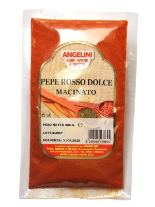Pepe rosso dolce macinato 40gr