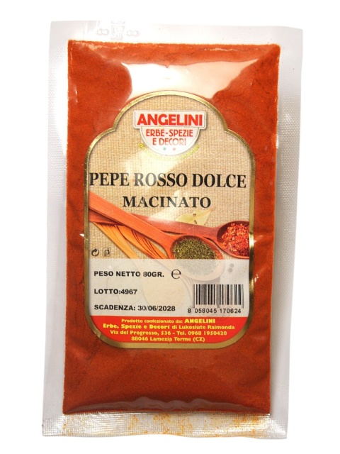 Pepe rosso dolce macinato 40gr