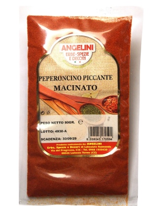 Peperoncino piccante macinato 40gr