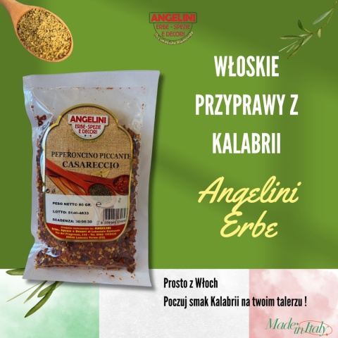 Płatki papryczki chilli Casareccio 80g
