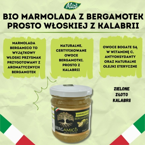 Marmolada z Bio Bergamotki 212g