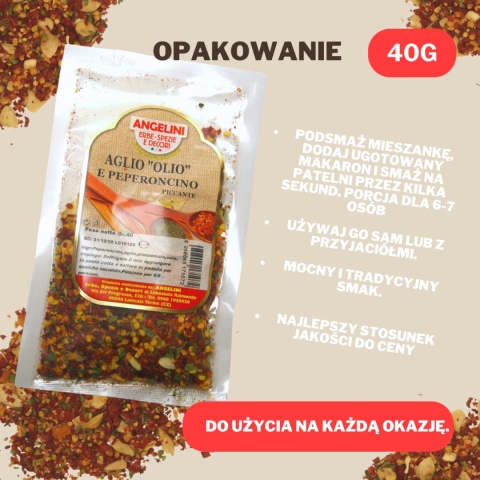 Aglio & Olio do makaronu 40gr