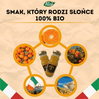 Sok Klementynka 200ml , prosto z Kalabrii, Eko plantacja MICO