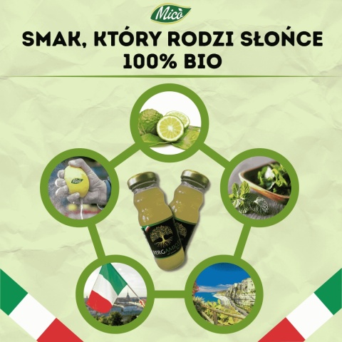 Sok Moitwa - Bergamotka z miętą 200ml, prosto z Kalabrii
