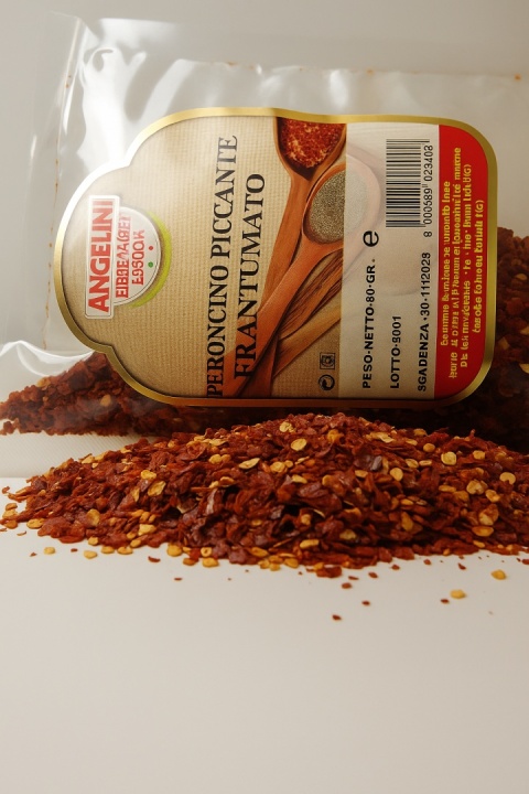 Suszona papryczka chilli z Kalabrii 80gr płatki