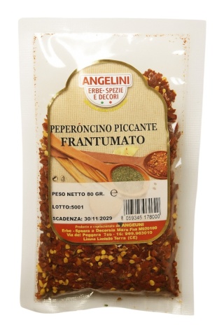 Suszona papryczka chilli z Kalabrii 80gr płatki