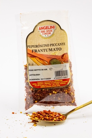 Suszona papryczka chilli z Kalabrii 80gr płatki