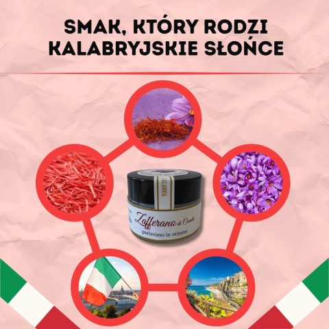Szafran z Kalabrii w słoiku 0,5g