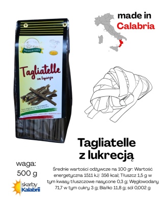 Tagliatelle z lukrecją 500gr