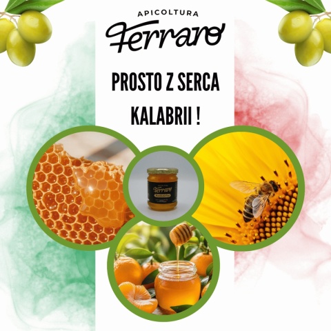 Miód wielokwiatowy z mandarynką 250g